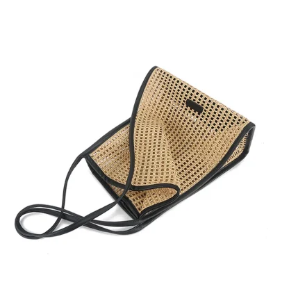 Fishnet Tote Straw Bag - Image 2