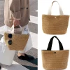 Minimalist Tote Straw Bag - Image 5