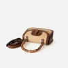 Bamboo-like Handle Straw Bag - Image 3
