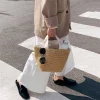 Minimalist Tote Straw Bag