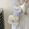 Chic Floral Crossbody Tote Bag