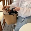 Minimalist Tote Straw Bag - Image 3